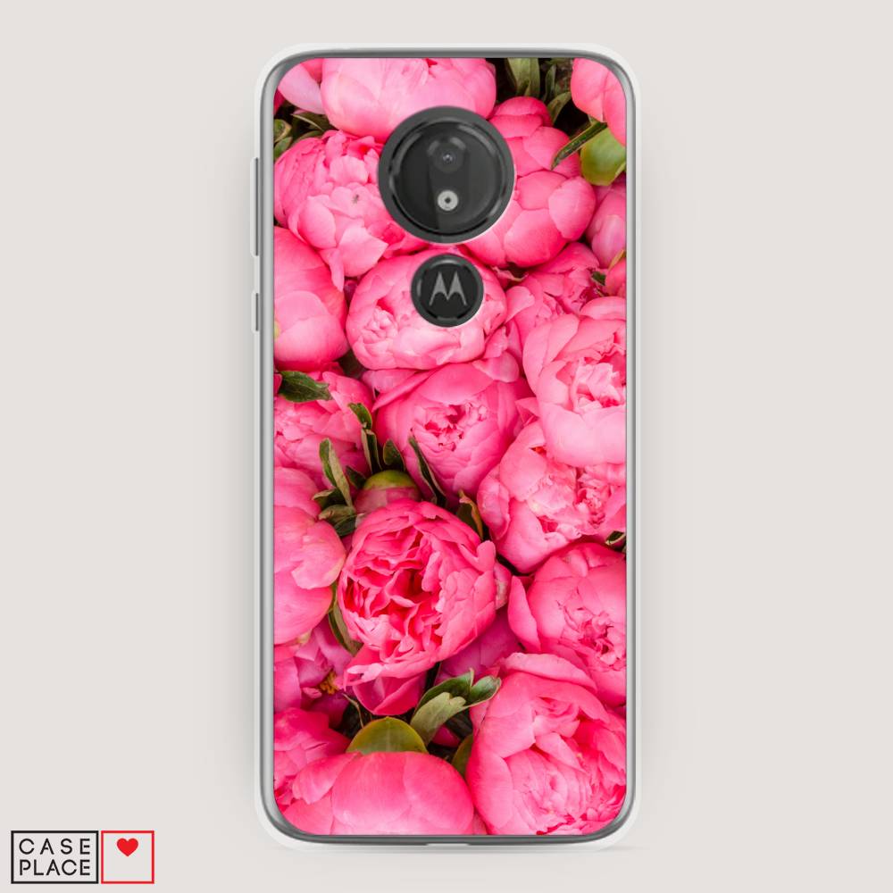 

Силиконовый чехол "Прекрасные пионы" на Motorola Moto G7 Power, 241350-8
