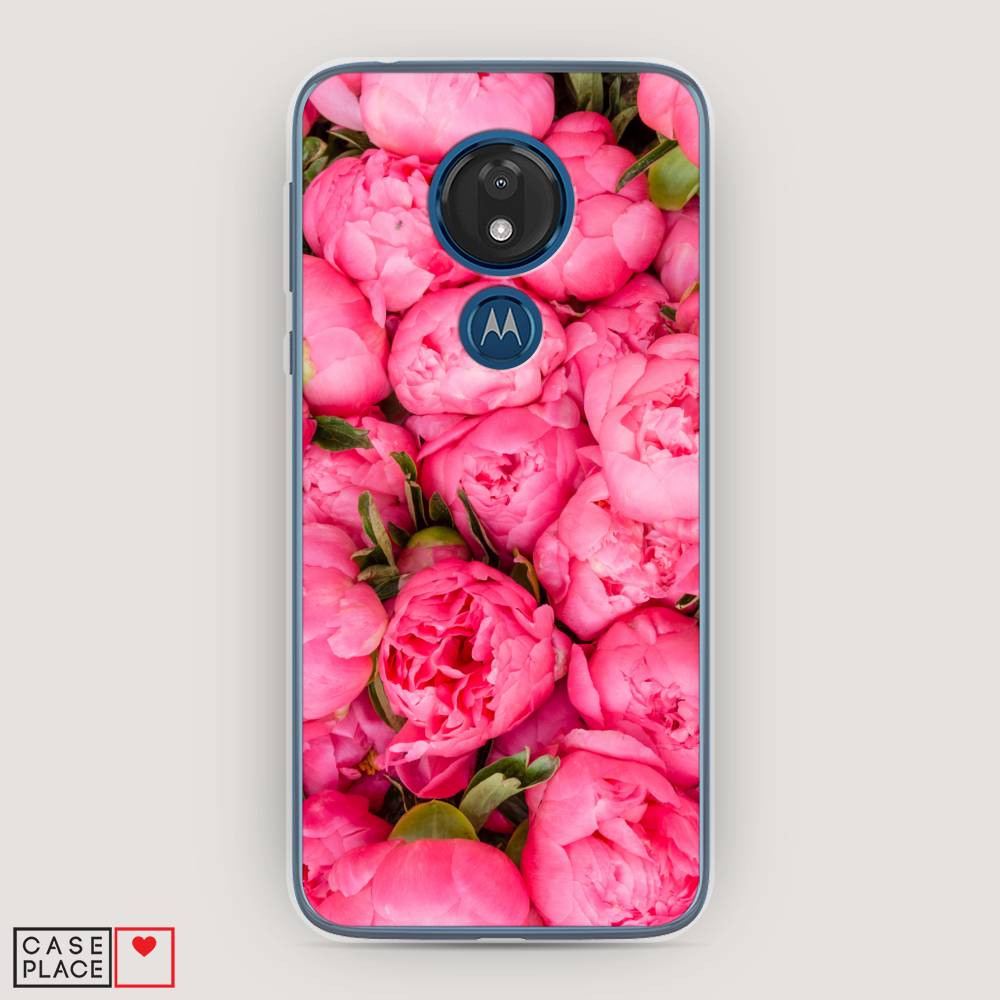 

Силиконовый чехол "Прекрасные пионы" на Motorola Moto G7, 241150-8