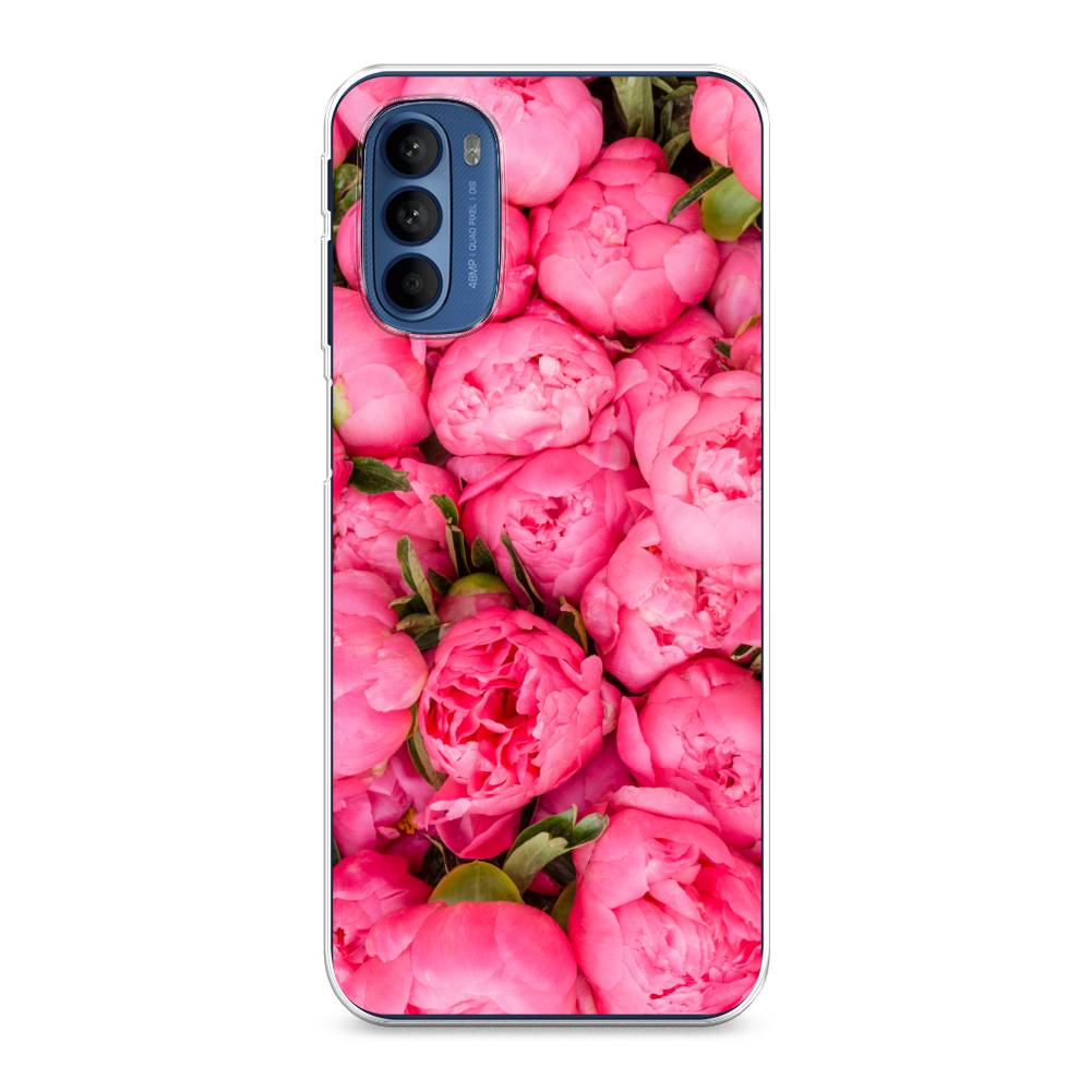 

Силиконовый чехол "Прекрасные пионы" на Motorola Moto G41, Разноцветный, 242550-8