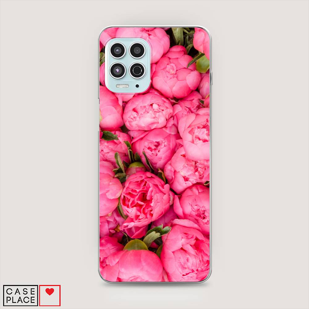 

Силиконовый чехол "Прекрасные пионы" на Motorola Moto G100, 241650-8