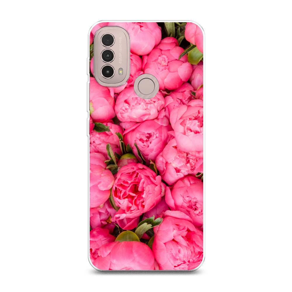 

Силиконовый чехол "Прекрасные пионы" на Motorola Moto E40, 243650-8