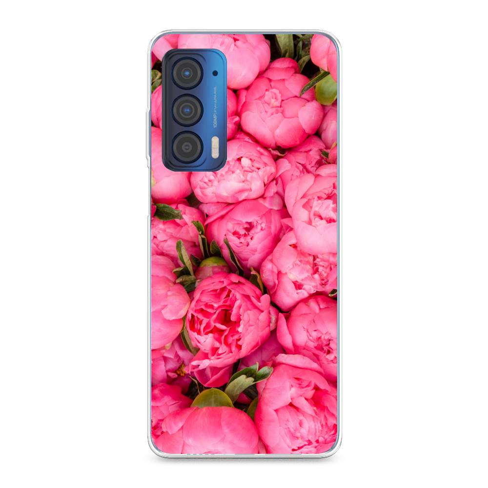 

Силиконовый чехол "Прекрасные пионы" на Motorola Edge (2021), Разноцветный, 242950-8