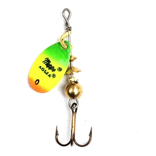 

Блесна вращающаяся Mepps Aglia Fluo 0 Tiger, Желтый;зеленый;оранжевый