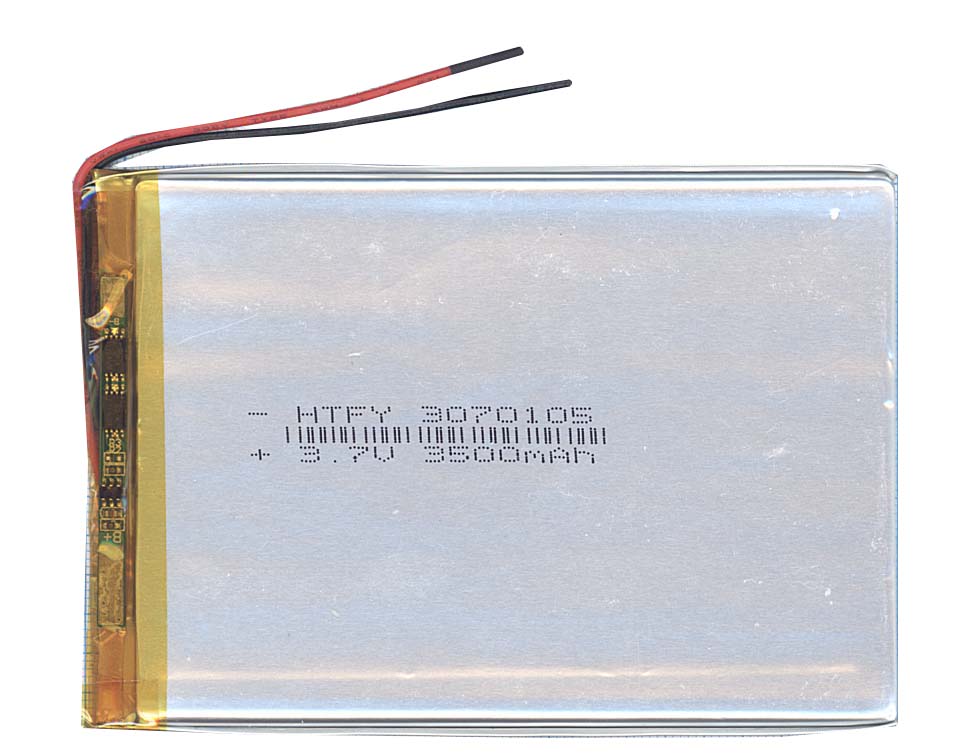 фото Аккумулятор oem li-pol 3*70*105мм 2pin 3.7v/3500mah