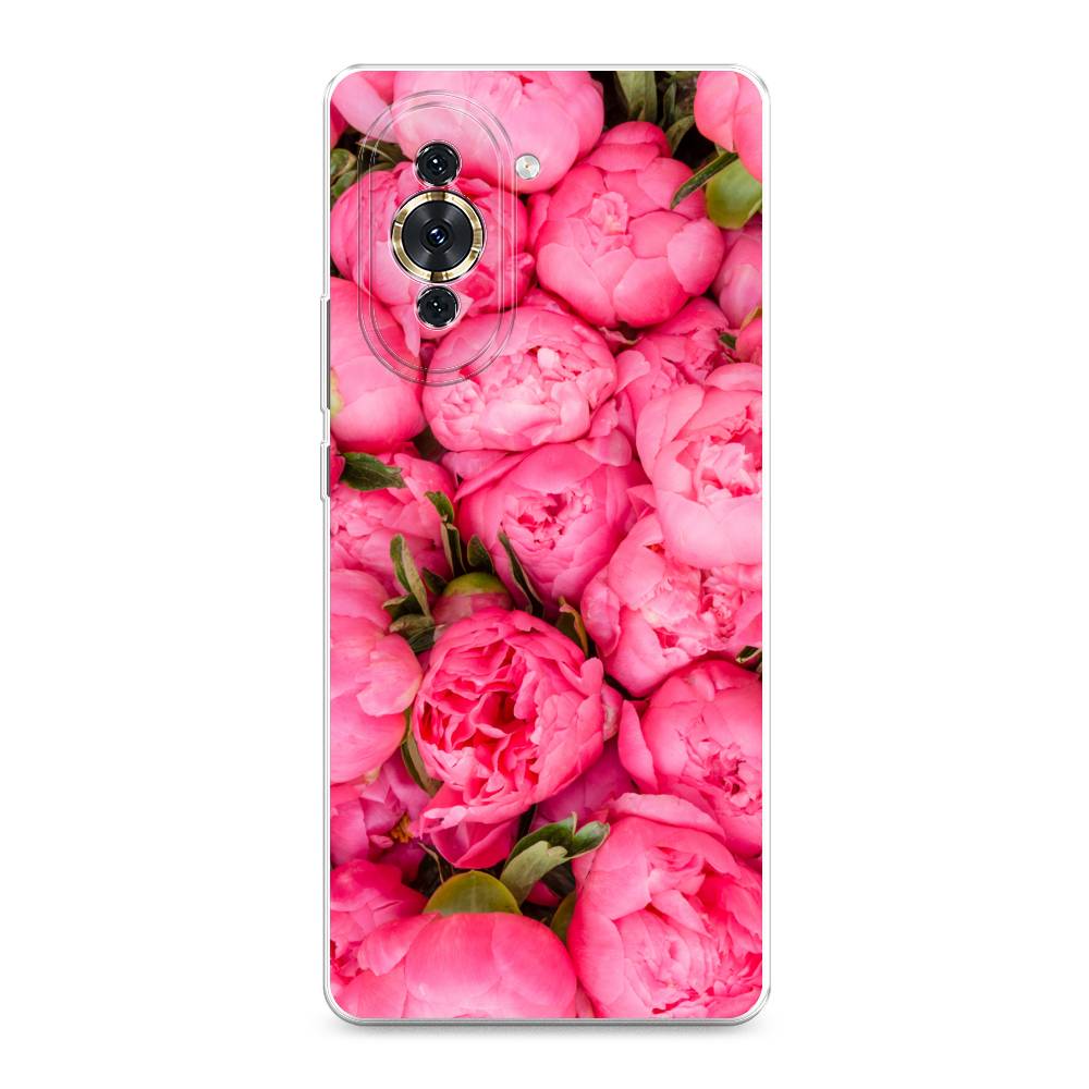 

Силиконовый чехол "Прекрасные пионы" на Huawei Nova 10, Разноцветный, 6108950-8