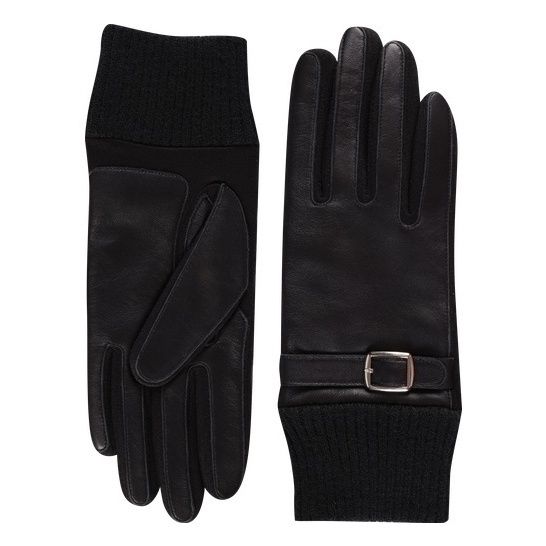 

Перчатки женские NoBrand 43647650 черные, Черный, 43647650