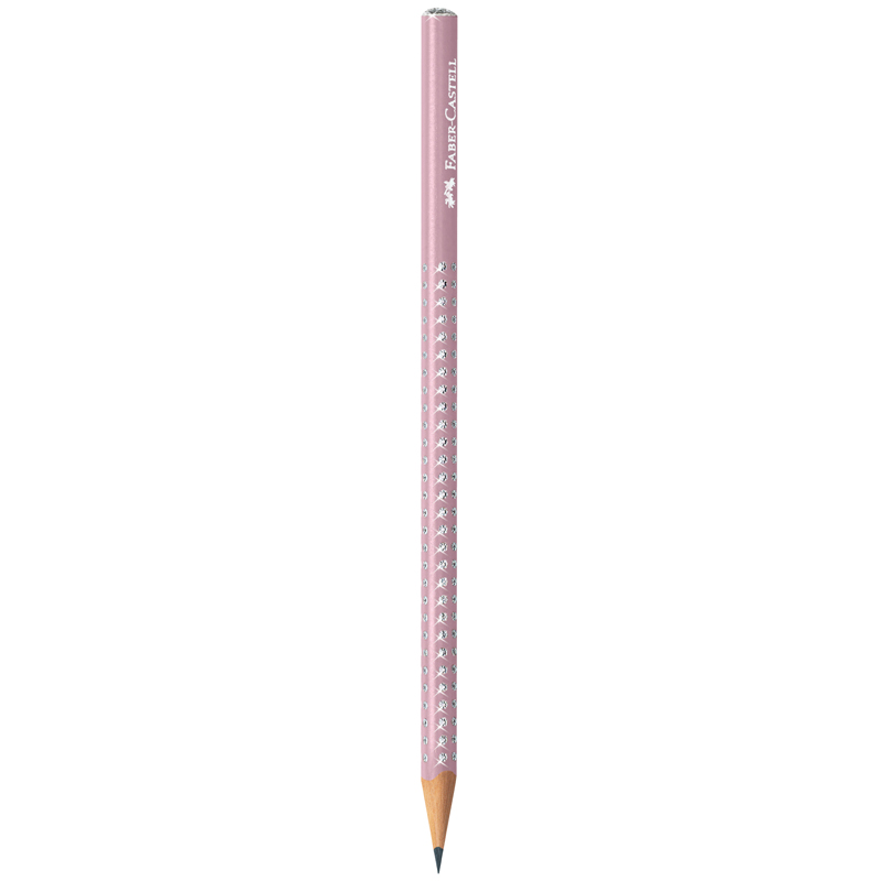 

Карандаш чернографитный Faber-Castell Sparkle (В, заточенный, дымчато-розовый) 12шт