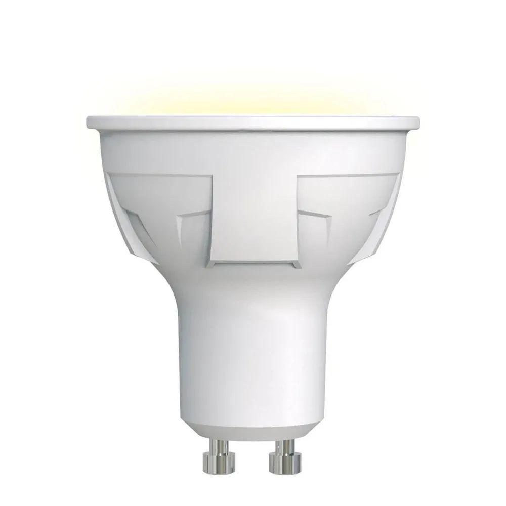 Лампа светодиодная Uniel Яркая GU10 6 Вт 3000K рефлектор матовая