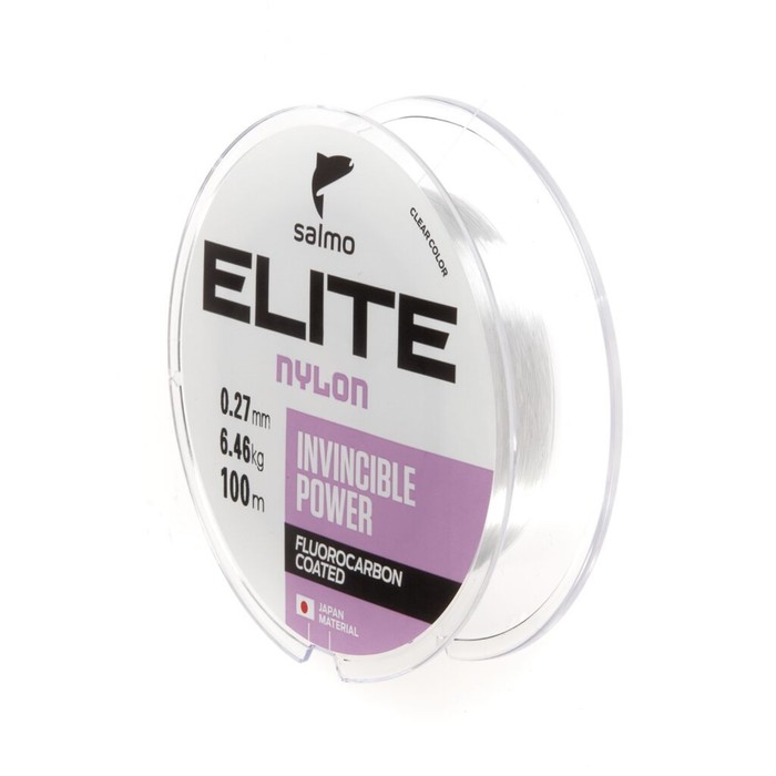 

Salmo Леска монофильная Salmo Elite FLUORO COATED NYLON 100/027, Прозрачный