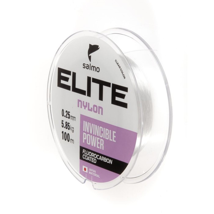 

Salmo Леска монофильная Salmo Elite FLUORO COATED NYLON 100/025, Прозрачный