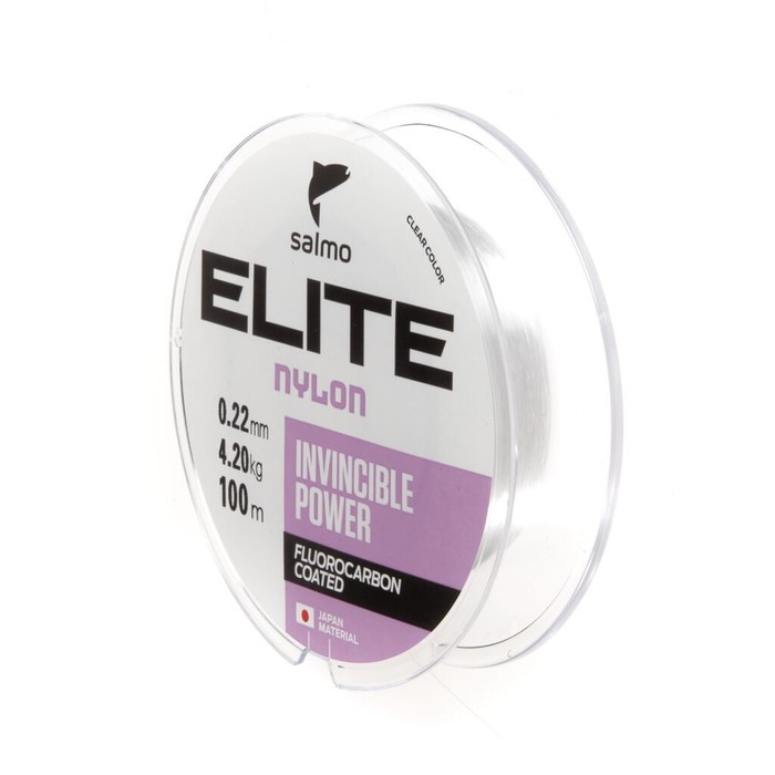 

Salmo Леска монофильная Salmo Elite FLUORO COATED NYLON 100/022, Прозрачный