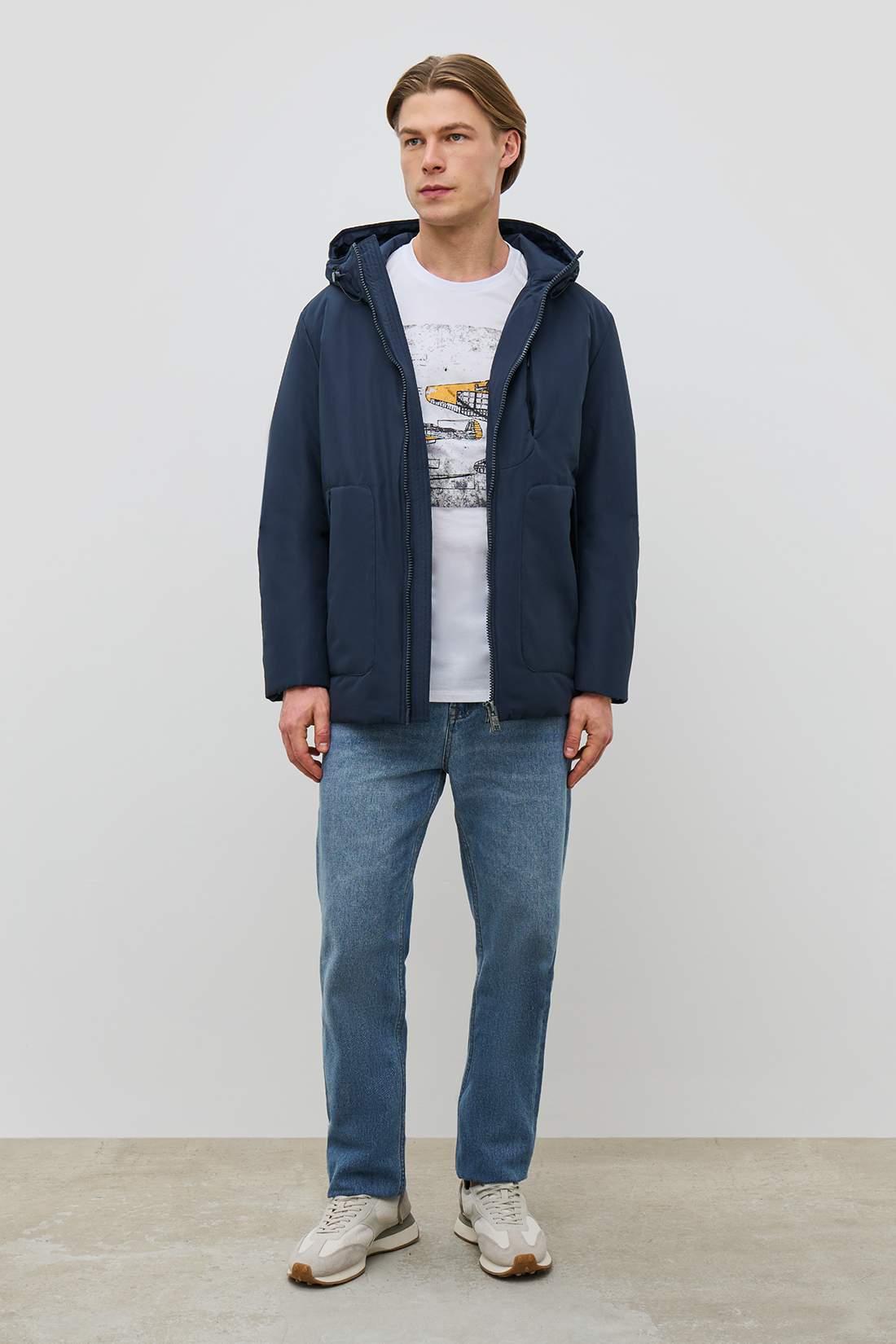 

Куртка мужская Baon B5323002 синяя 2XL, B5323002