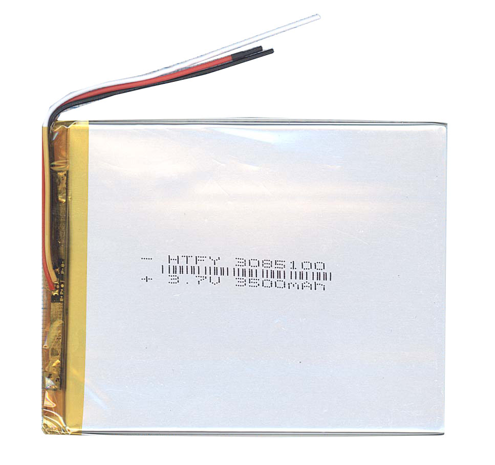 фото Аккумулятор oem li-pol 3*85*100мм 3pin 3.7v/3500mah