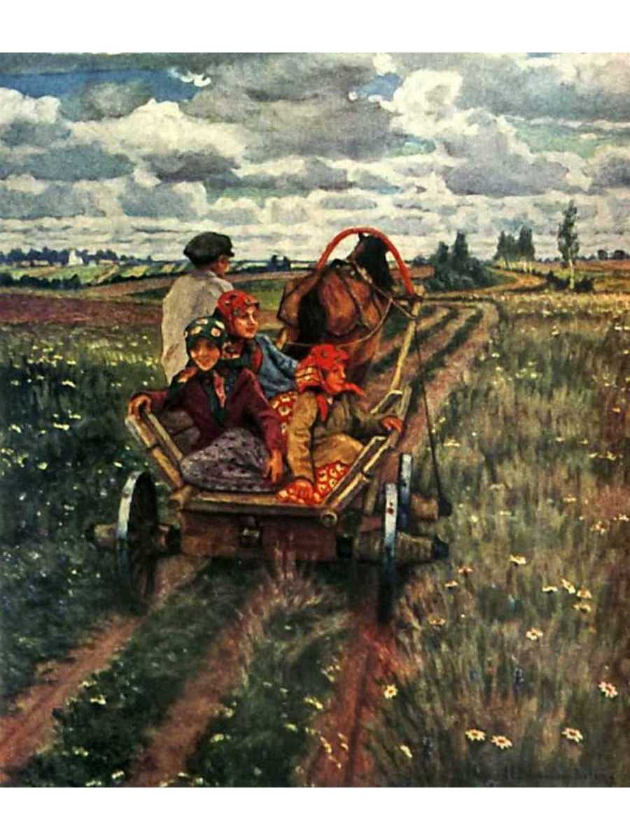 

Постер DRABS A2 Богданов-Бельский Николай Петрович Едут
