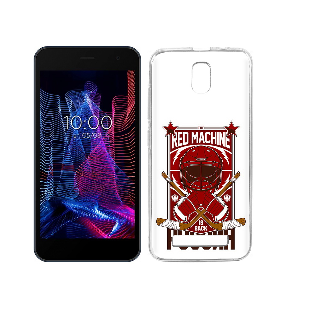 

Чехол MyPads Tocco для BQ 5047L Like хоккей россия, Прозрачный, Tocco