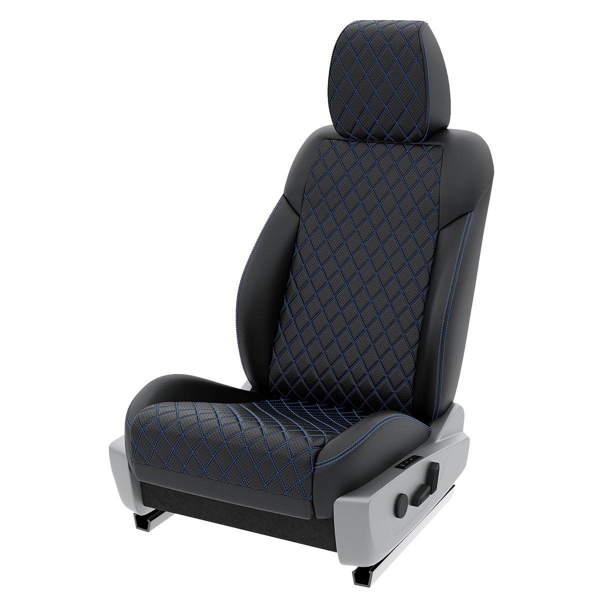 

Чехлы на сиденья Automobiler для Hyundai Grand Starex H1 A-A-1088F2S382 Экокожа ромб, Черный, A-A-1088