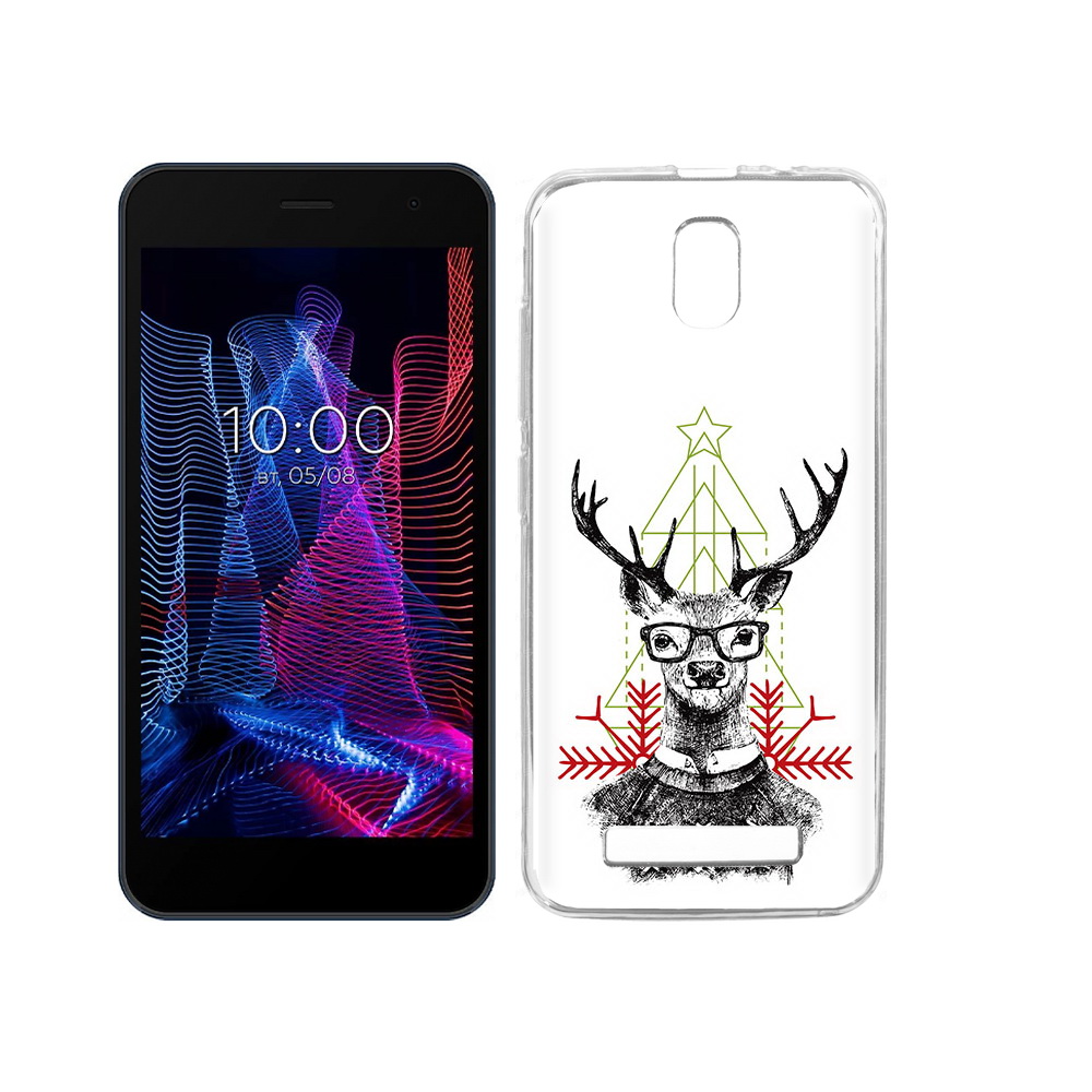 

Чехол MyPads Tocco для BQ 5047L Like умный олень, Прозрачный, Tocco