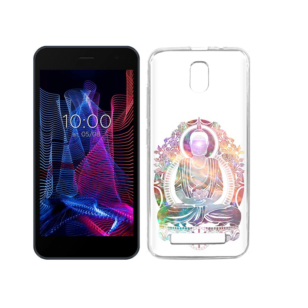 

Чехол MyPads Tocco для BQ 5047L Like умный мужчина абстракция, Прозрачный, Tocco