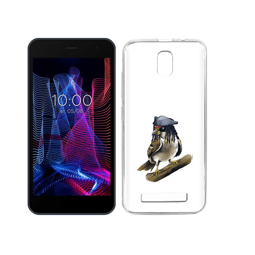 

Чехол MyPads Tocco для BQ 5047L Like Джек воробей, Прозрачный, Tocco