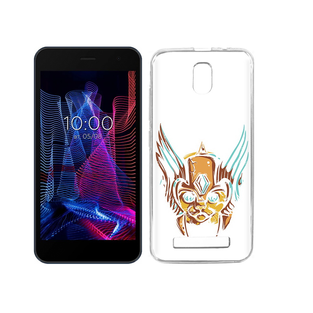 

Чехол MyPads Tocco для BQ 5047L Like тор абстракция, Прозрачный, Tocco