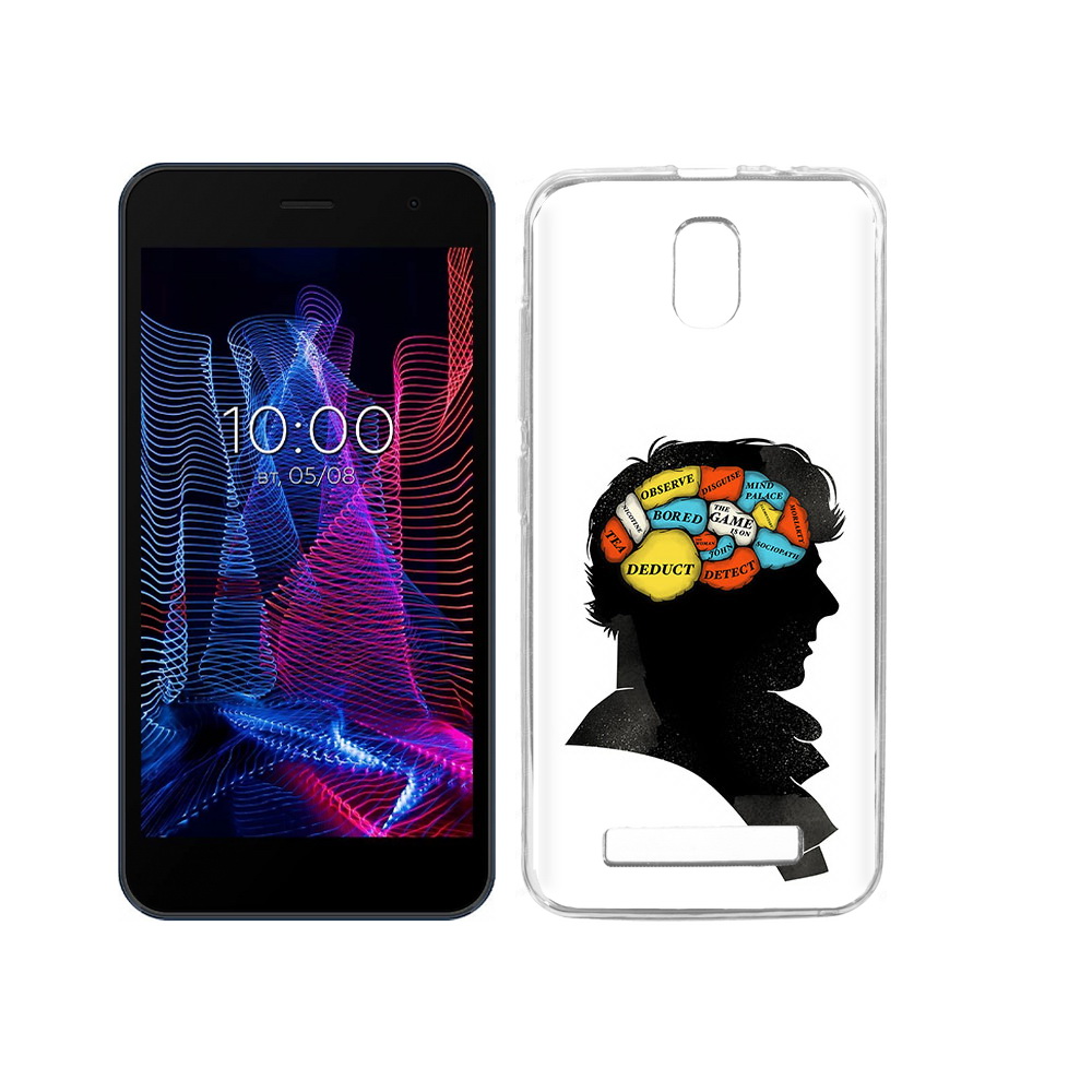 

Чехол MyPads Tocco для BQ 5047L Like темный рисунок, Прозрачный, Tocco