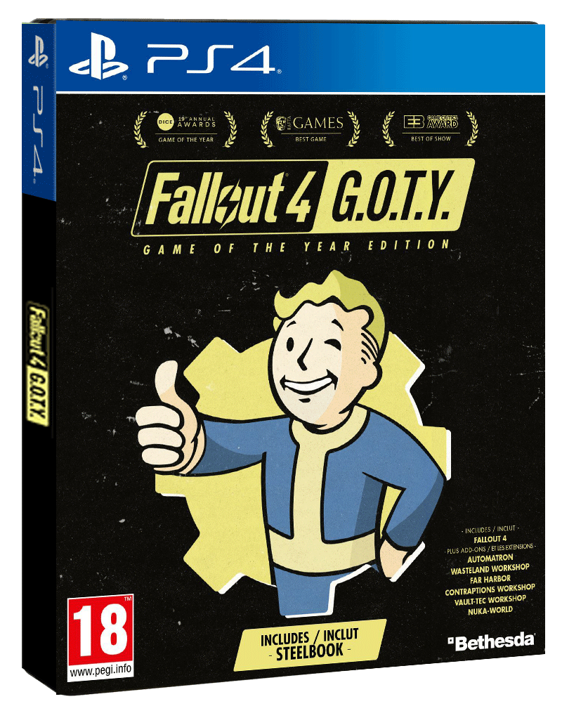 Fallout 4 GOTY: 25th Anniversary Steelbook Edition [PS4, английская версия]