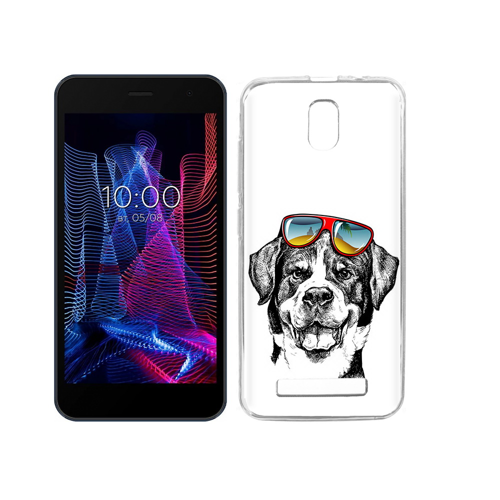 

Чехол MyPads Tocco для BQ 5047L Like счастливая собака, Прозрачный, Tocco