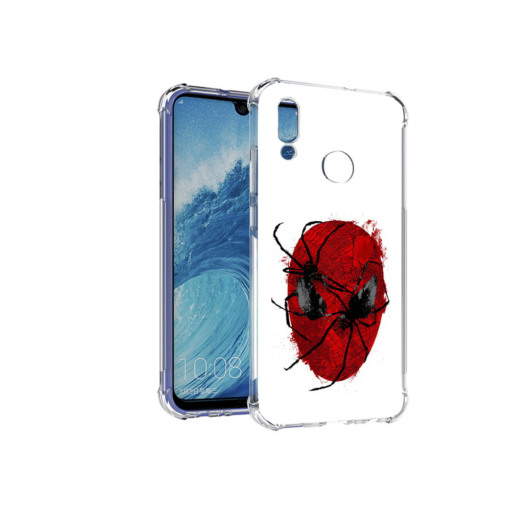 

Чехол MyPads Tocco для Huawei P Smart (2019) человек паук, Прозрачный, Tocco