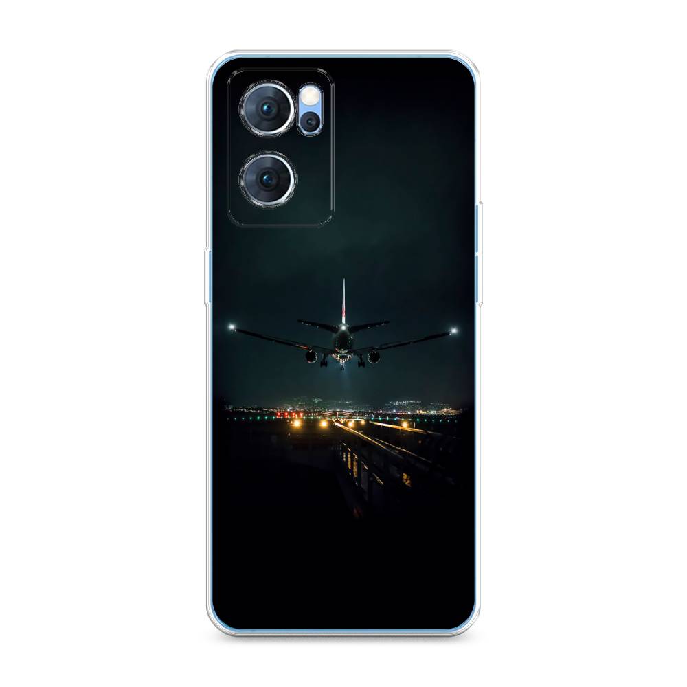 

Силиконовый чехол "Ночной рейс" на Oppo Reno 7, Разноцветный, 258150-6