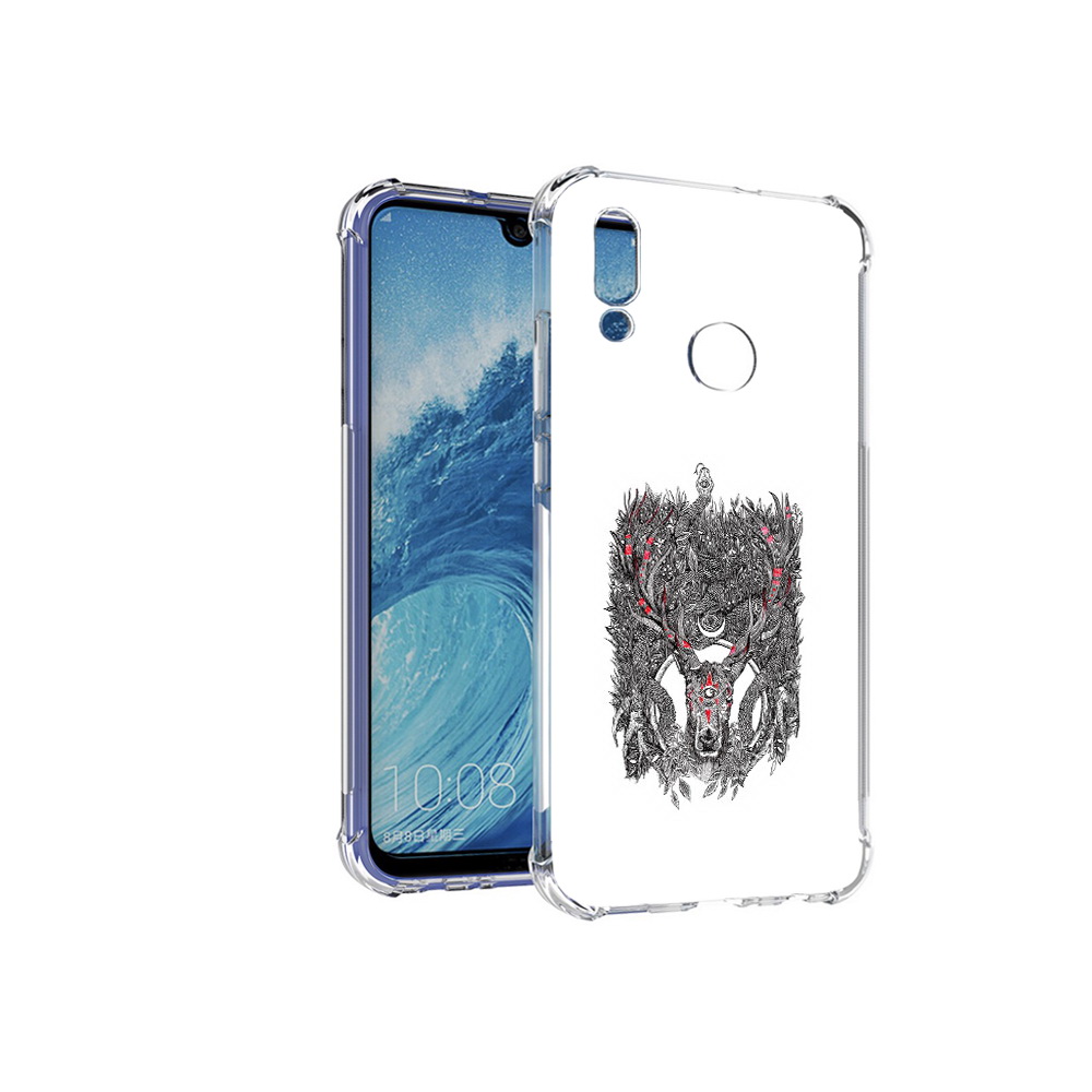 

Чехол MyPads Tocco для Huawei P Smart (2019) Дизайнерские_676, Прозрачный, Tocco
