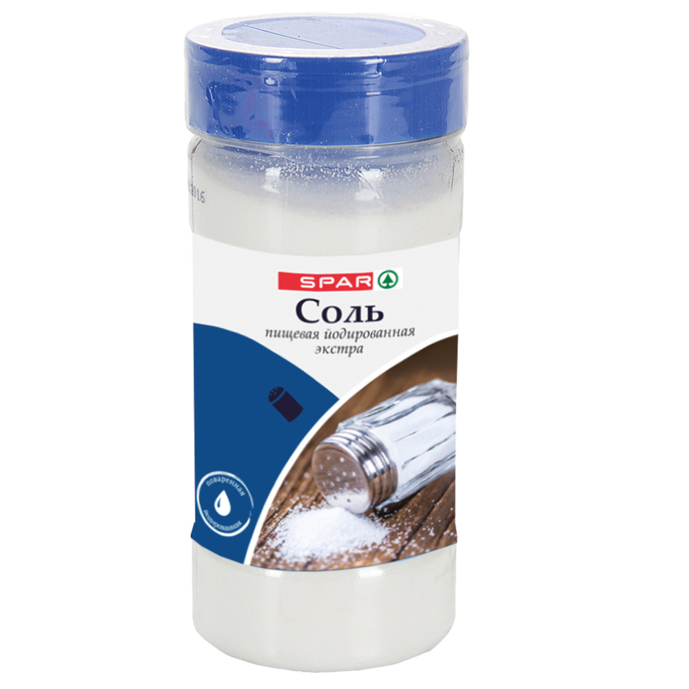 Соль поваренная Spar Йодированная 500 г