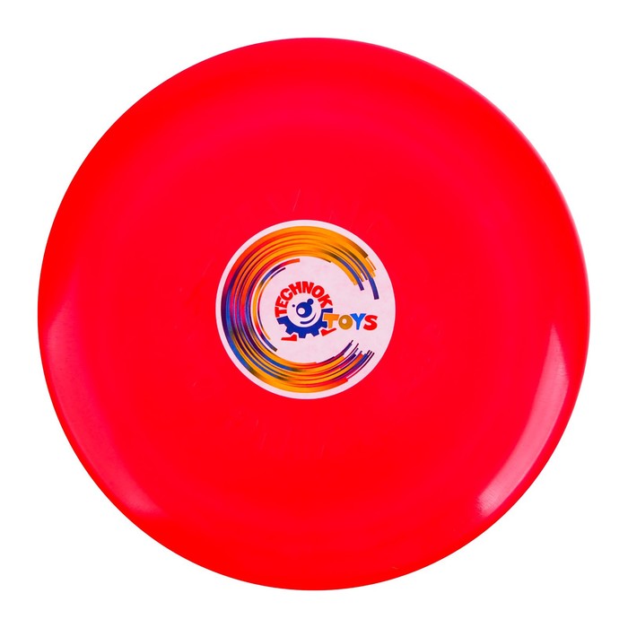 ТехноК Летающая тарелка, 24x24x2,5 см, цвет красный + мел в подарок