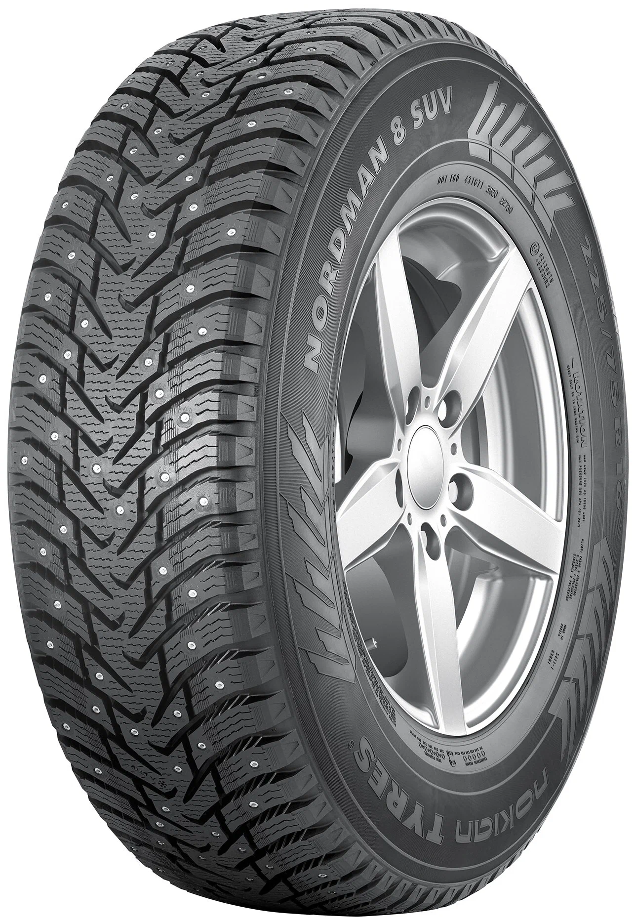 

Автошина зима шипы NOKIAN TYRES NORDMAN 8 SUV 215/65R16 102T XL
