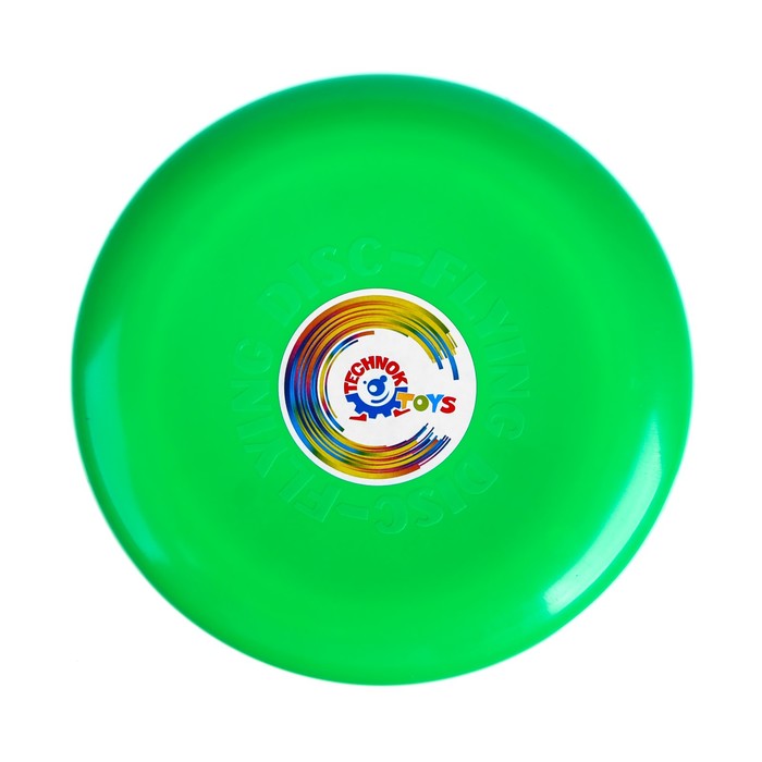 ТехноК Летающая тарелка, 23x23x2,7 см, цвет зелёный + мел в подарок