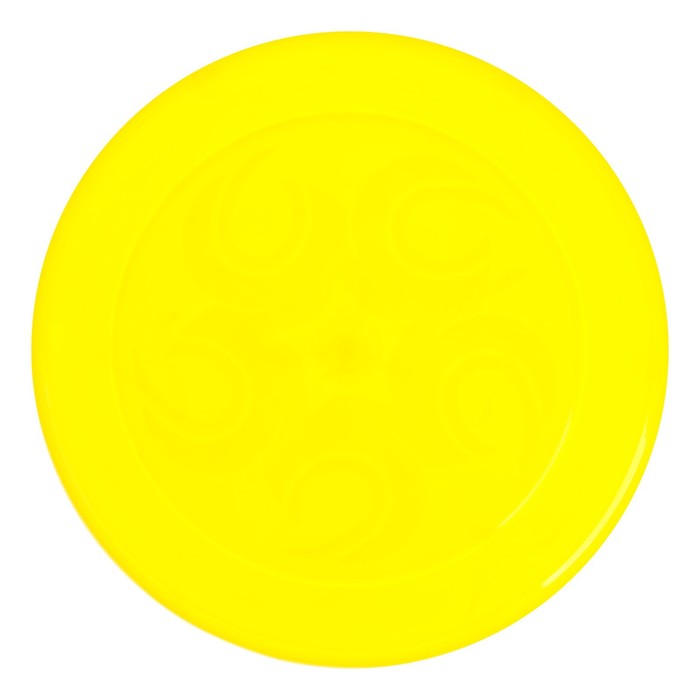 ТехноК Летающая тарелка, 23x23x2,7 см, цвет жёлтый + мел в подарок