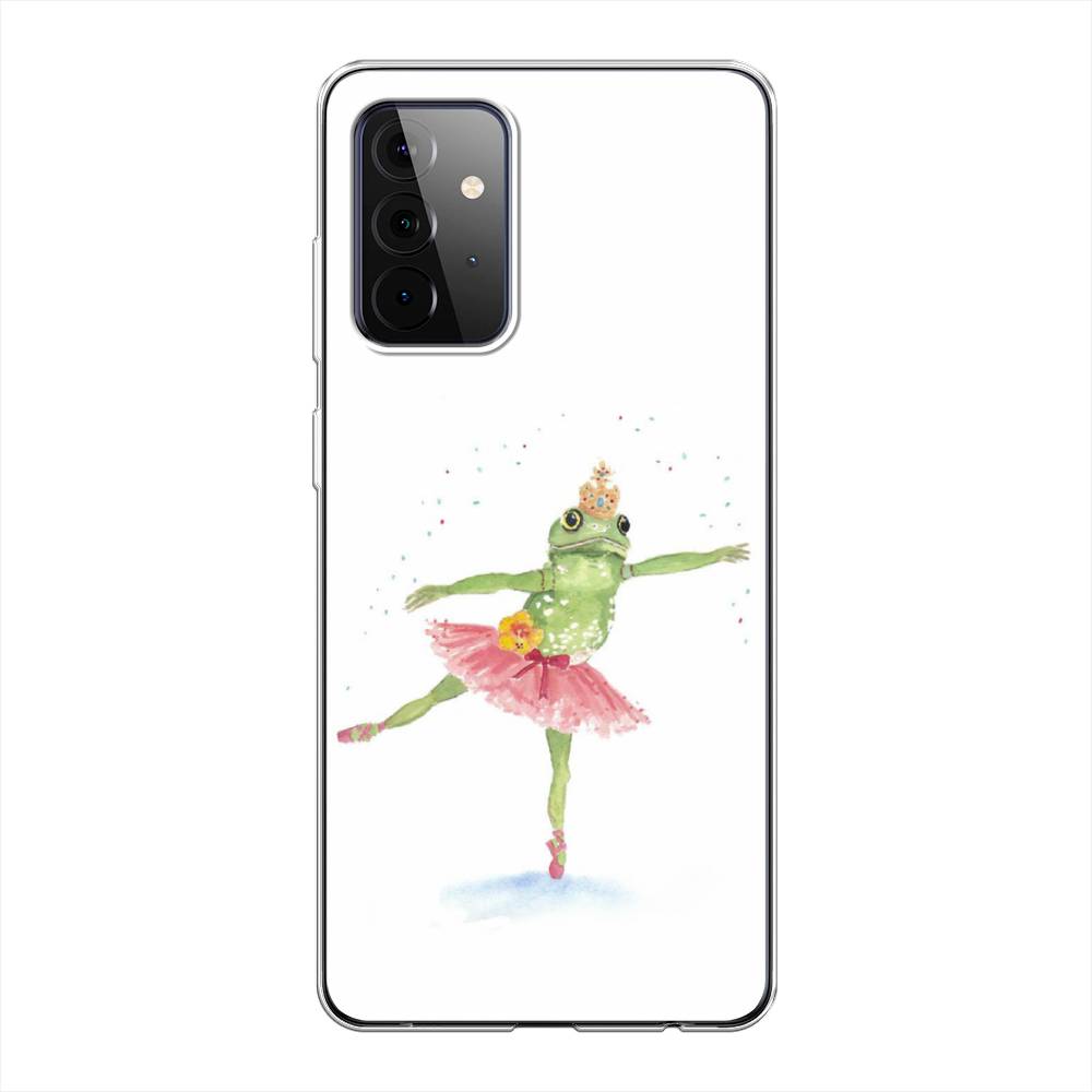 

Чехол на Samsung Galaxy A72 "Лягушка-балерина", Зеленый, 2101950-4