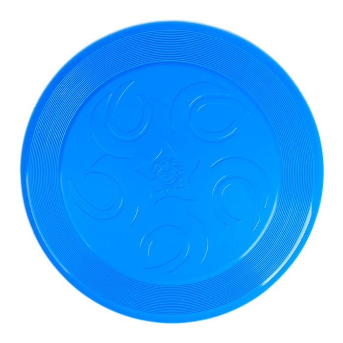 ТехноК Летающая тарелка, 23x23x2,7 см, цвет голубой + мел в подарок