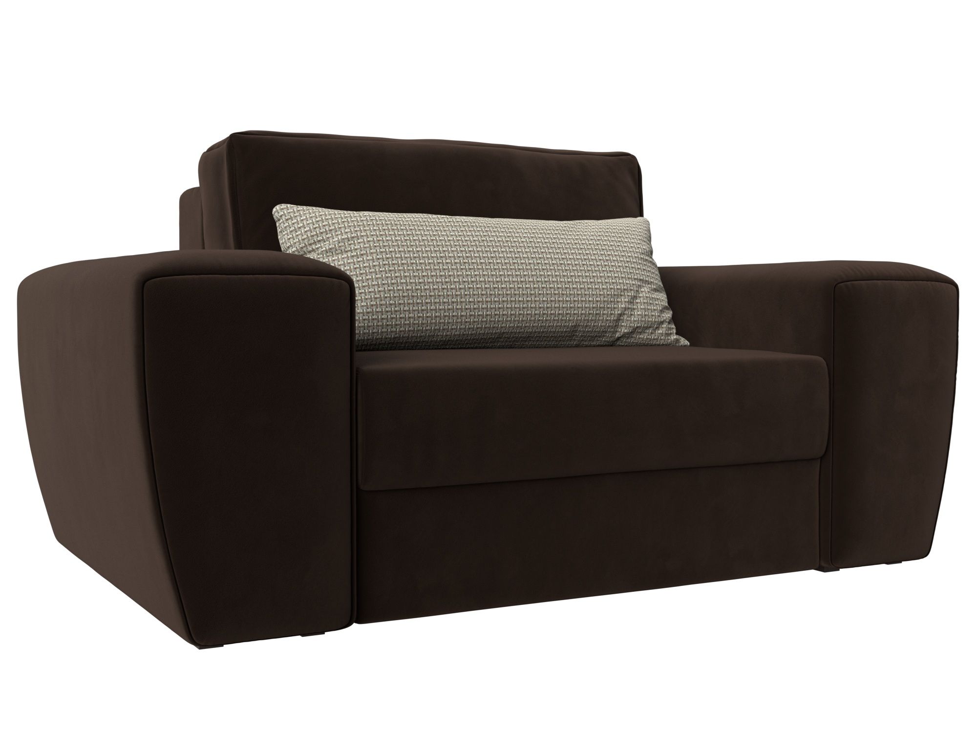 

Кресло Лига Диванов Лига-008 171х107х94 см, коричневый\корфу 02, Кресло Лига-008