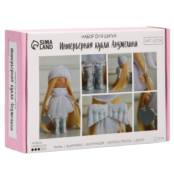 

Интерьерная кукла Анджелина набор для шитья 156 х 22.4 х 5.2 см