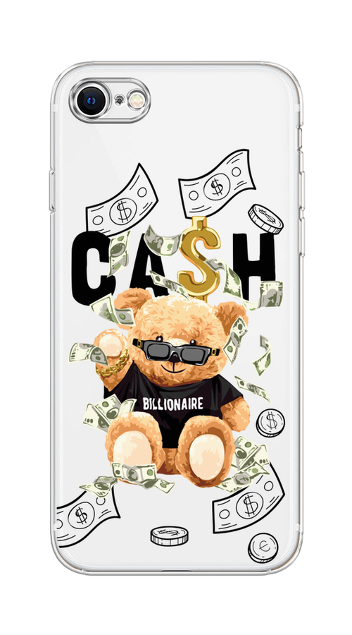 

Чехол на Apple iPhone 8 "Big cash", Черный;серый;бежевый, 10850-6