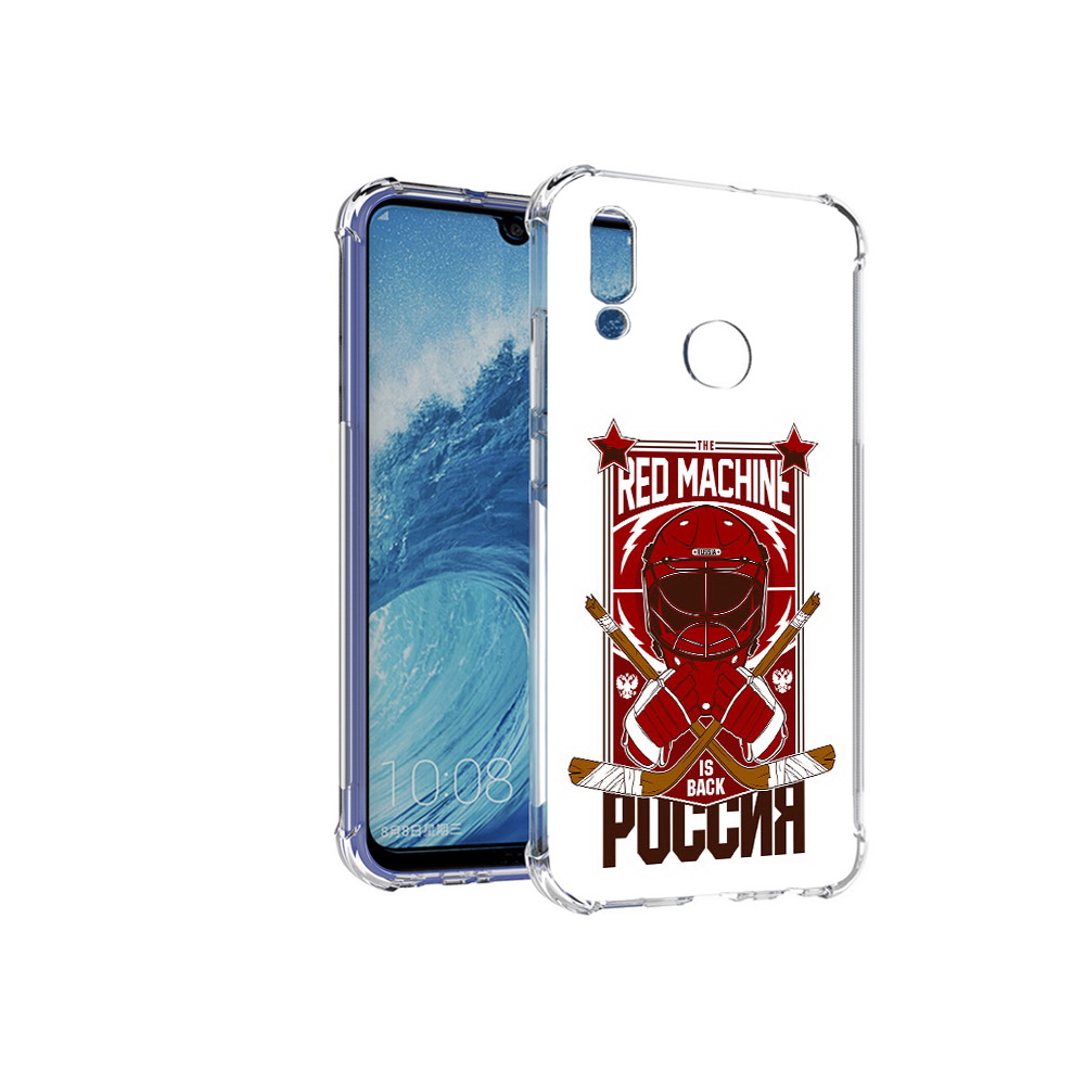 

Чехол MyPads Tocco для Huawei P Smart (2019) хоккей россия, Прозрачный, Tocco