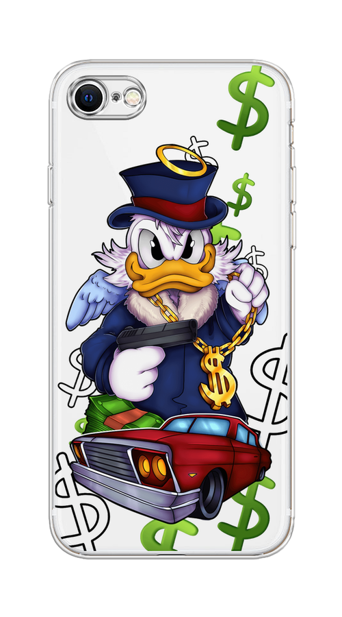 

Чехол на Apple iPhone 8 "Scrooge McDuck with a Gold Chain", Красный;синий;белый, 10850-6