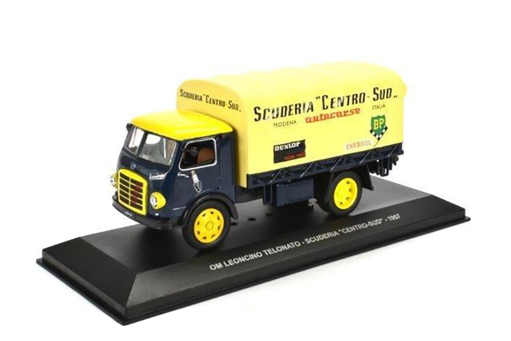 

Модель коллекционная ALTAYA Om leoncino telonato scuderia centro-sud 1957 dark blue/yellow, Желтый