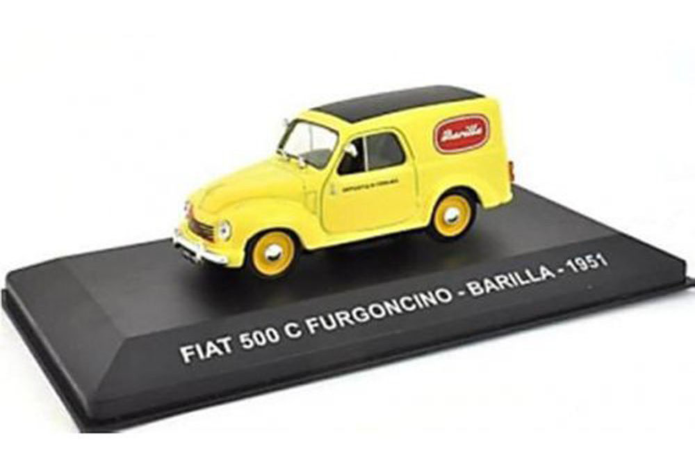 

Модель коллекционная ALTAYA Fiat 500C furgoncino barilla 1951 yellow, Желтый