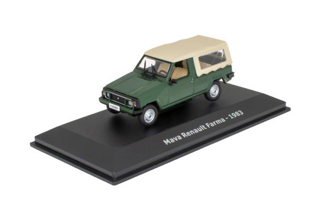 

Модель коллекционная ALTAYA Renault-mava farma 1983 green/beige, Зеленый