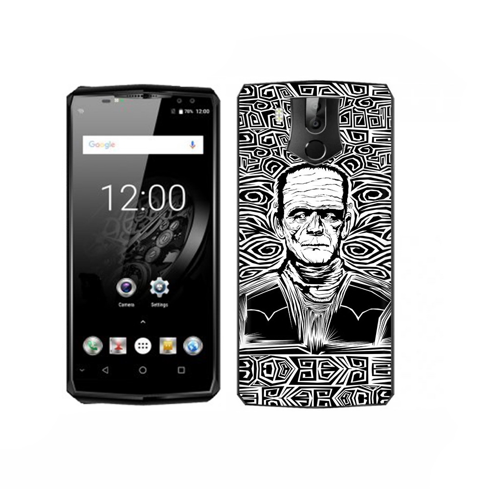 

Чехол MyPads Tocco для Oukitel K10 франкенштейн черно белый, Прозрачный, Tocco