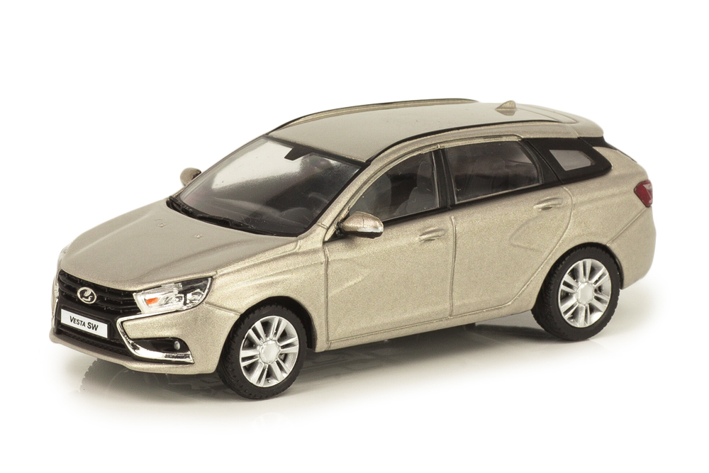 Volzhsky car lada vesta sw (russian car) 2020 beige metallic | волжский автомобиль лада ве