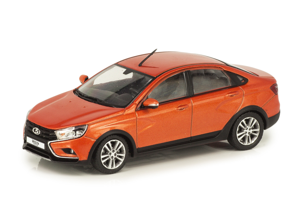 Volzhsky car lada vesta cross (russian car) 2020 orange metallic | лада веста кросс