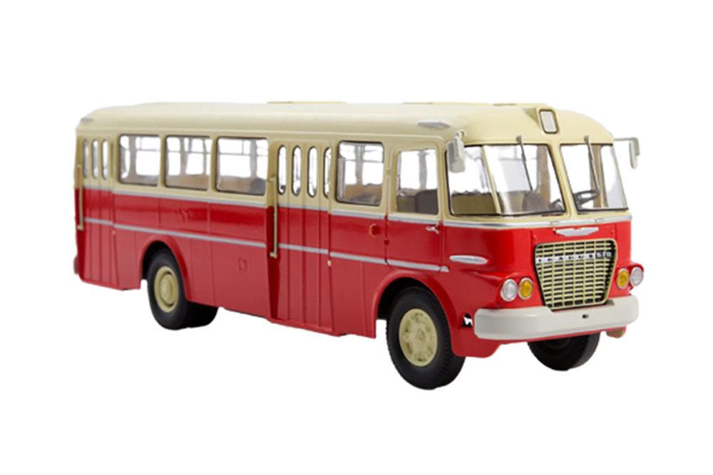 Модель коллекционная SOVA Ikarus 620 red/yellow | икарус ikarus 620 красный/желтый