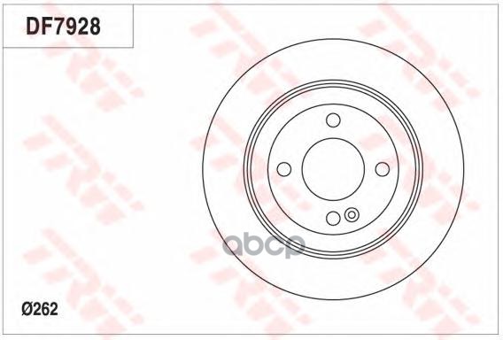 

Диск Тормозной Hyundai Solaris (10-) Kia Rio (11-) Задний (1Шт.) Trw Df7928